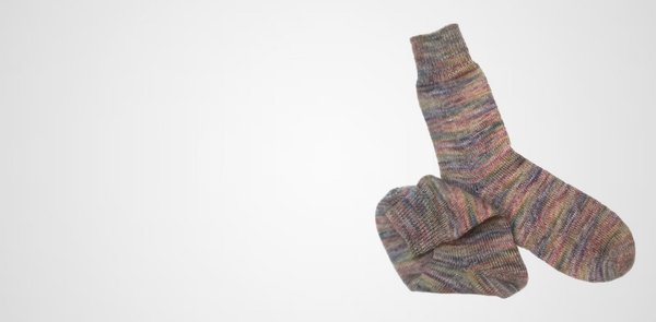 Gestrickte Socken Klassik - aus Schurwolle (Merino) mit einem geringen Anteil Polyamid