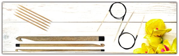 Holz & Bambus Strick und Häkelnadeln für Ihre Handarbeit