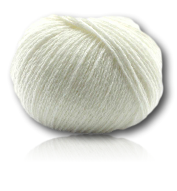 Bio Cashmere Lace Weiss