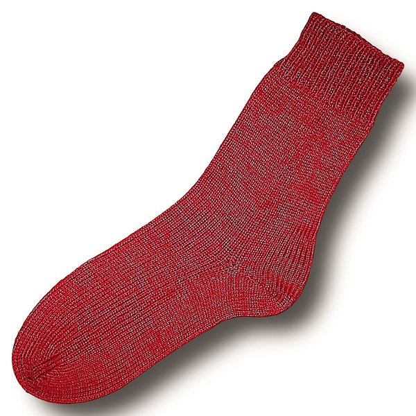 Gestrickte Socken Balance Rot Groesse 26 - 53